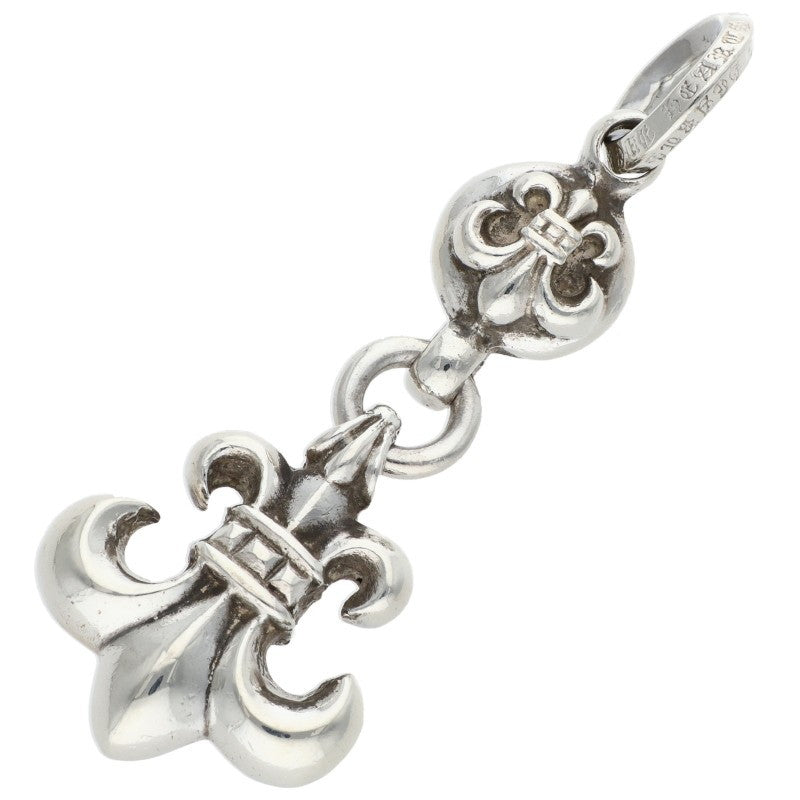 Chrome Hearts 1BALL BS FLEUR Silver Necklace