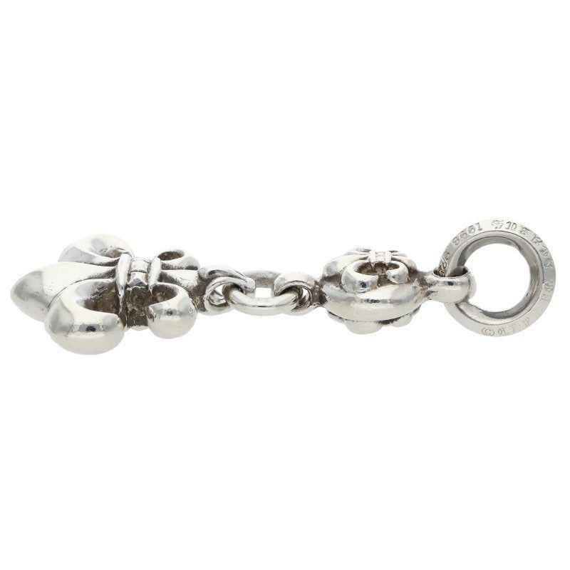 Chrome Hearts 1BALL BS FLEUR Silver Necklace