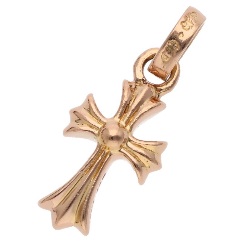 Chrome Hearts 22K Pave Pink Sapphire Baby Fat Charm YG