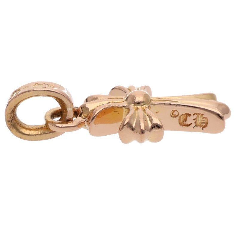 Chrome Hearts 22K Pave Pink Sapphire Baby Fat Charm YG