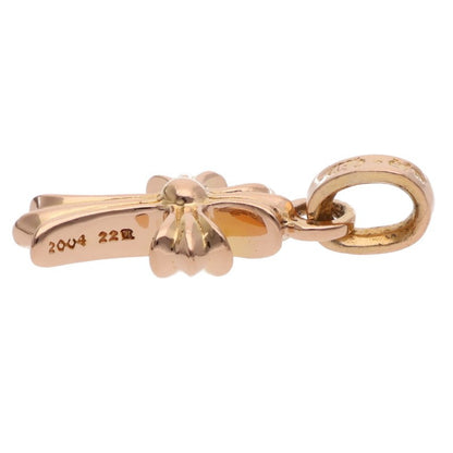Chrome Hearts 22K Pave Pink Sapphire Baby Fat Charm YG