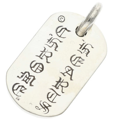 Chrome Hearts RAISED DOGTAG Silver Charm