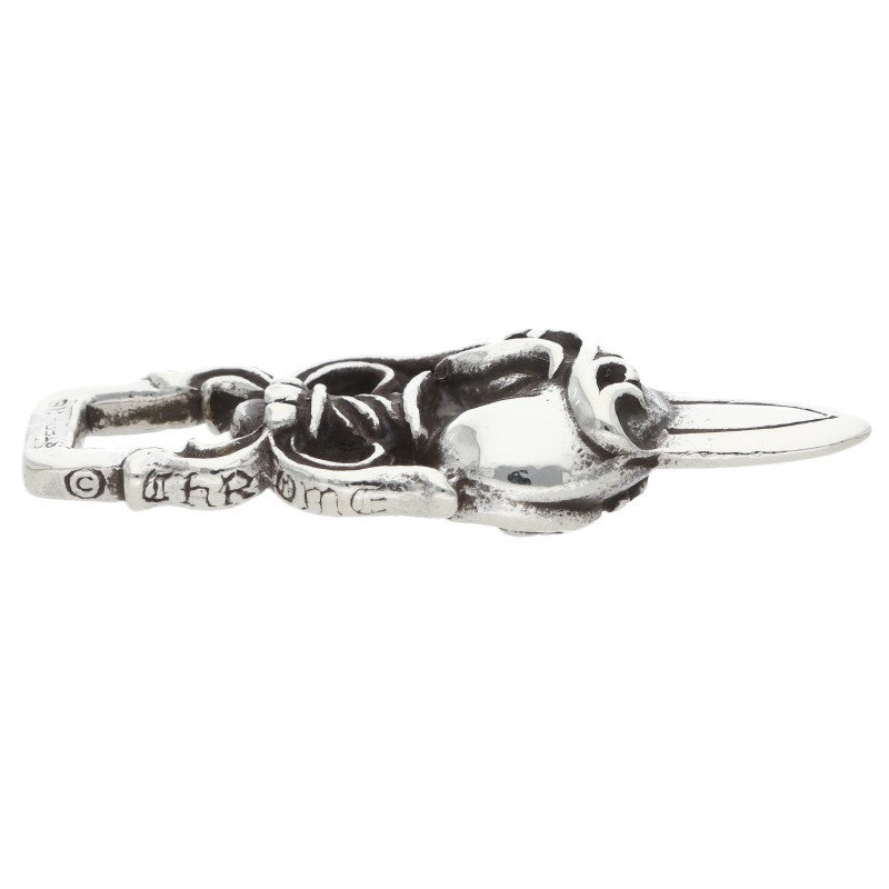 Chrome Hearts DAGGER HEART Sterling Silver Pendant