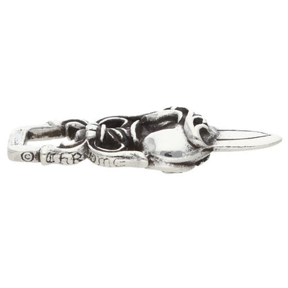 Chrome Hearts DAGGER HEART Sterling Silver Pendant