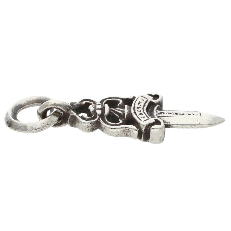 Chrome Hearts #5 Dagger Charm Silver Necklace Top