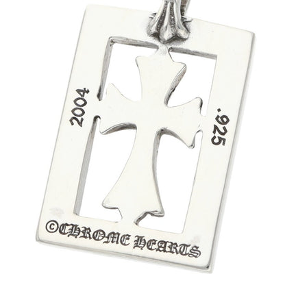 Chrome Hearts Framed Open Charm Silver