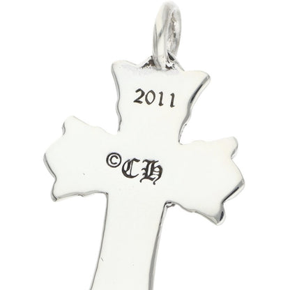 Chrome Hearts Double CH Cross Charm Silver