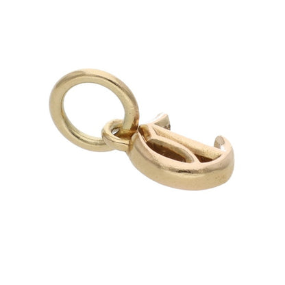 Chrome Hearts 22K Alphabet Stack C Charm Yellow Gold