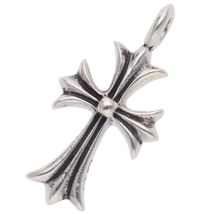 Chrome Hearts 925 Tiny Fat Cross Pave Black Diamond Charm