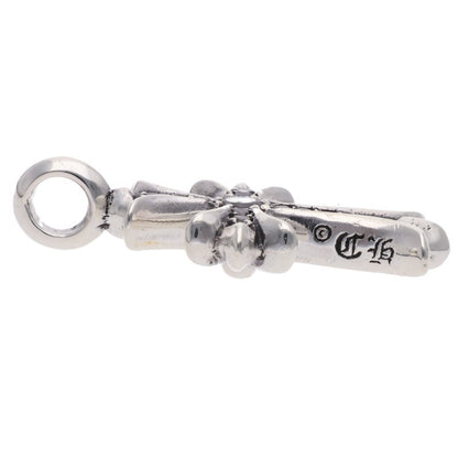 Chrome Hearts 925 Tiny Fat Cross Pave Black Diamond Charm