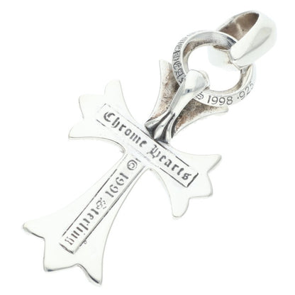 Chrome Hearts Small CH Cross W Bale Sterling Necklace