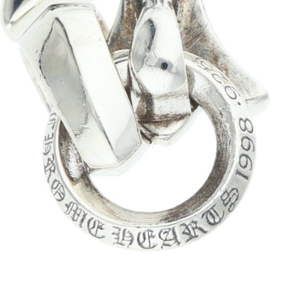 Chrome Hearts Small CH Cross W Bale Sterling Necklace