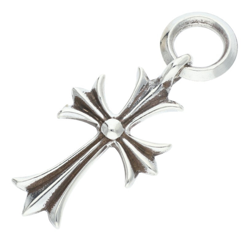 Chrome Hearts Tiny CH Cross Silver Necklace Top
