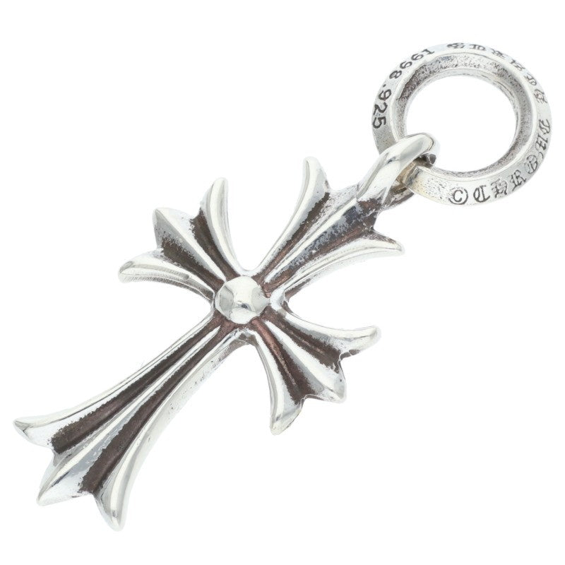 Chrome Hearts Tiny CH Cross Silver Necklace Top