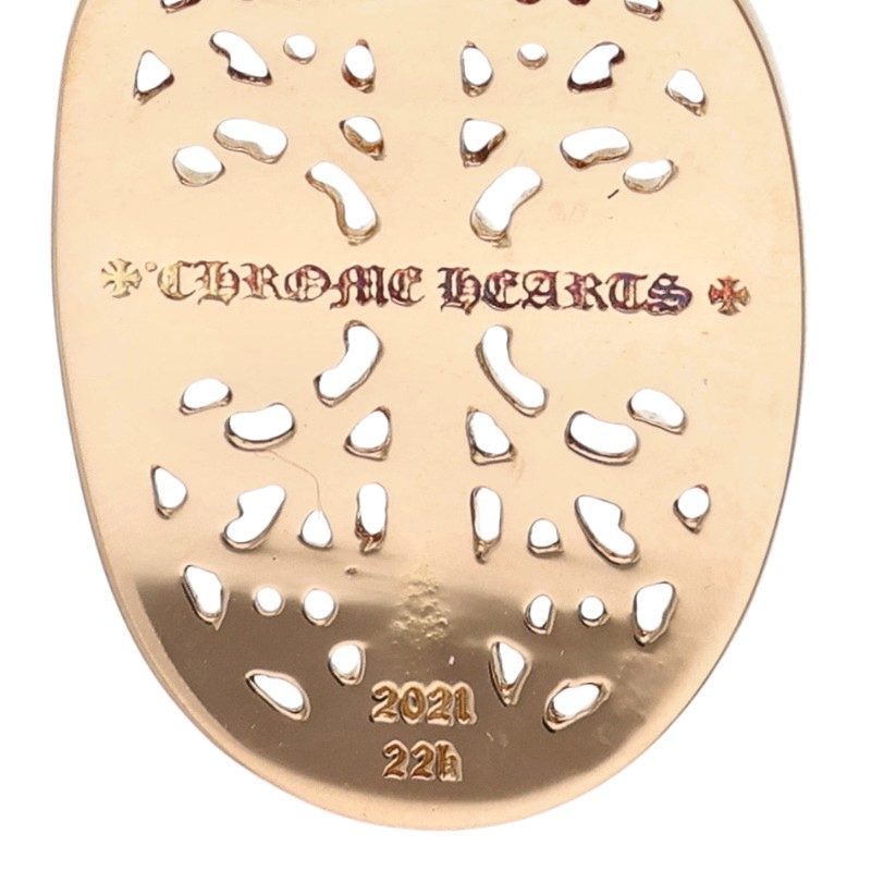 Chrome Hearts 22K Classic Oval Gold Charm