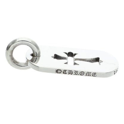 Chrome Hearts SML CO CRS Dog Tag 925 Silver Necklace