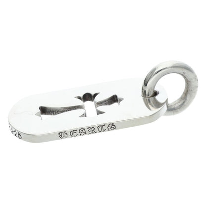 Chrome Hearts SML CO CRS Dog Tag 925 Silver Necklace