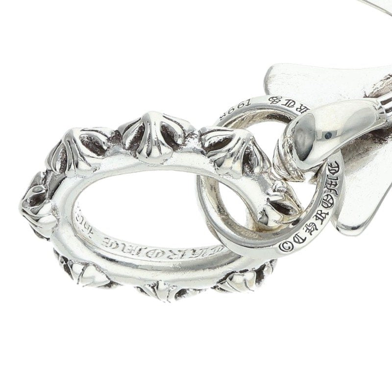 Chrome Hearts 925 Silver Triple CH Cross Large Pendant