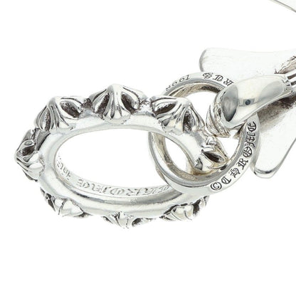 Chrome Hearts 925 Silver Triple CH Cross Large Pendant