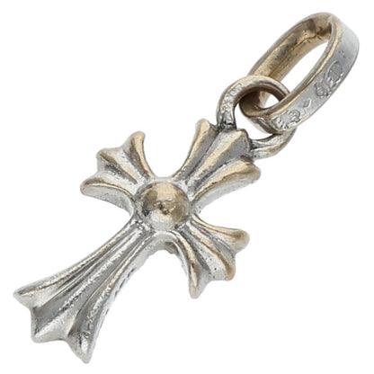 Chrome Hearts Baby Fat Cross Pave Diamond Charm 18K WG