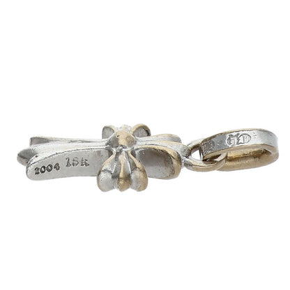 Chrome Hearts Baby Fat Cross Pave Diamond Charm 18K WG