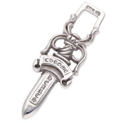 Chrome Hearts #10 Dagger Silver Pendant Necklace