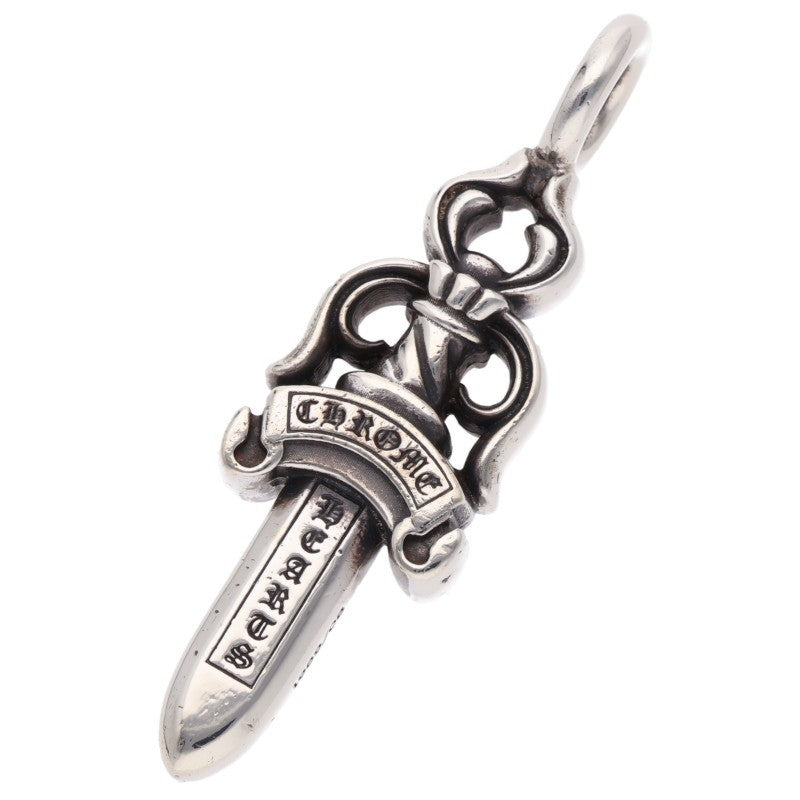 Chrome Hearts Double Dagger Silver Pendant
