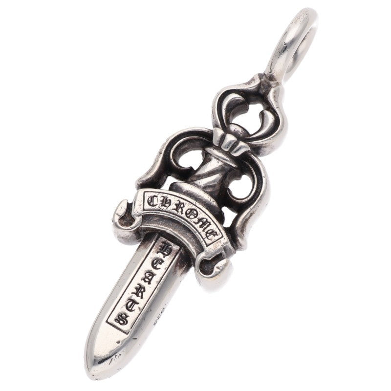 Chrome Hearts Double Dagger Silver Pendant
