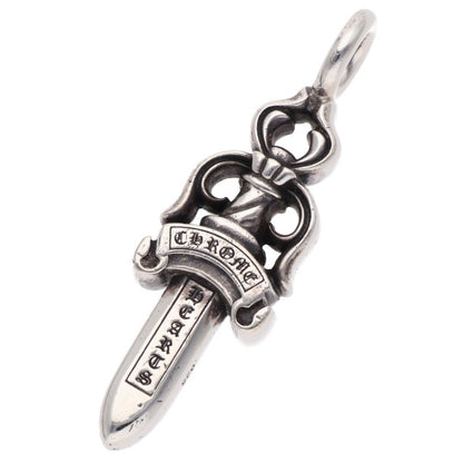 Chrome Hearts Double Dagger Silver Pendant