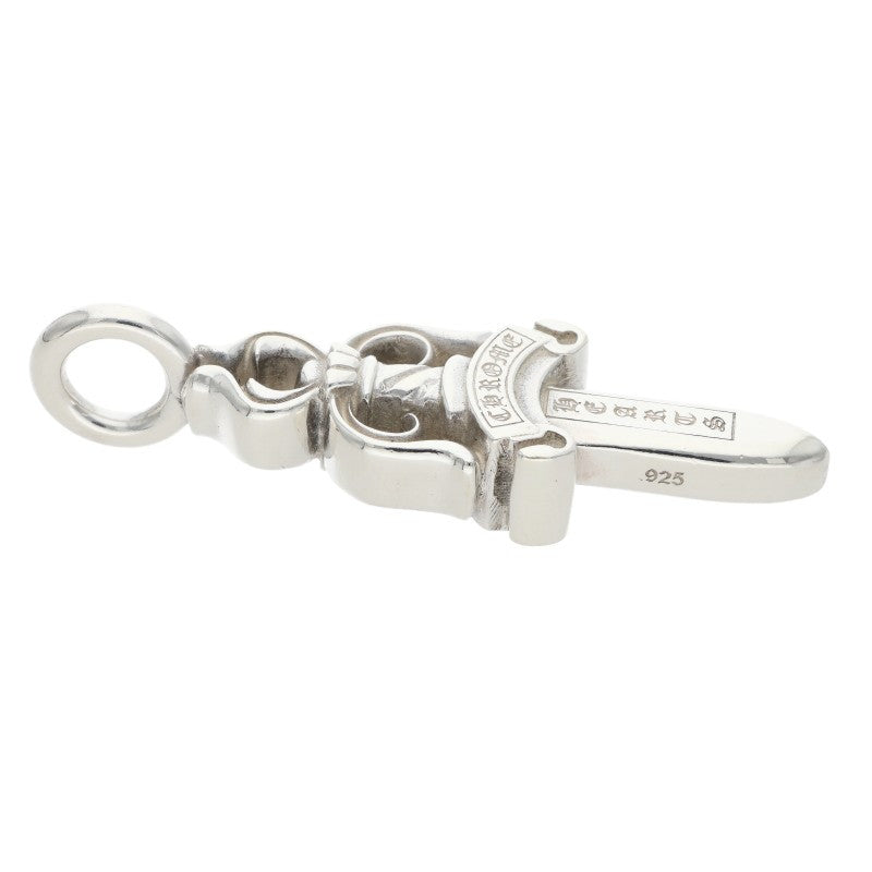 Chrome Hearts Double Dagger Silver Pendant