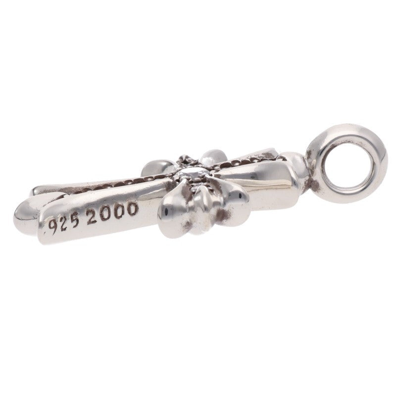Chrome Hearts Tiny Fat Cross Pave Diamond Pendant