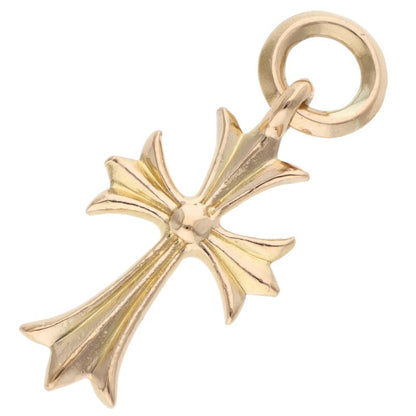 Chrome Hearts 22K Tiny CH Cross Gold Charm Yellow