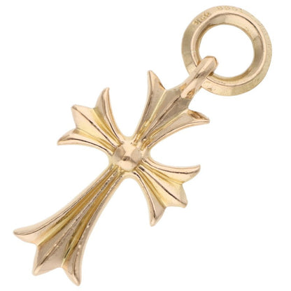 Chrome Hearts 22K Tiny CH Cross Gold Charm Yellow