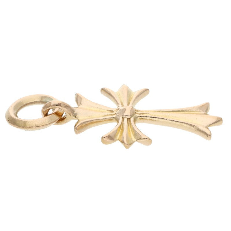 Chrome Hearts 22K Tiny CH Cross Gold Charm Yellow