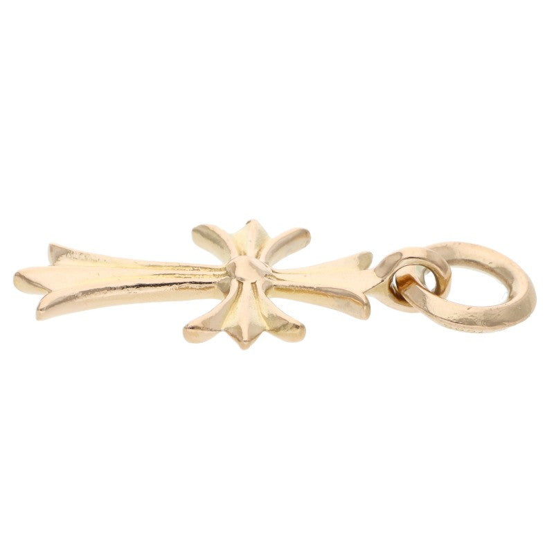 Chrome Hearts 22K Tiny CH Cross Gold Charm Yellow