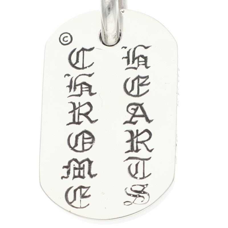 Chrome Hearts RAISED DOGTAG Silver Necklace