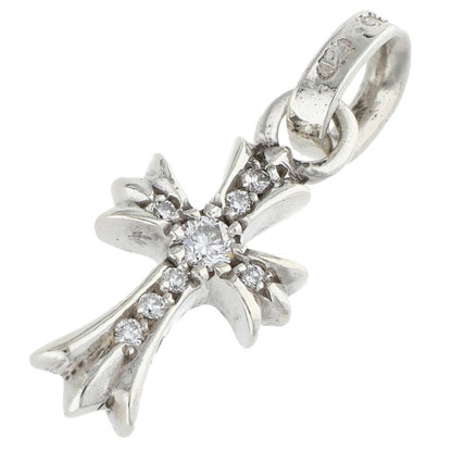 Chrome Hearts Babyfat Pave Diamond Charm Necklace