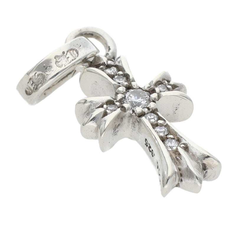 Chrome Hearts Babyfat Pave Diamond Charm Necklace