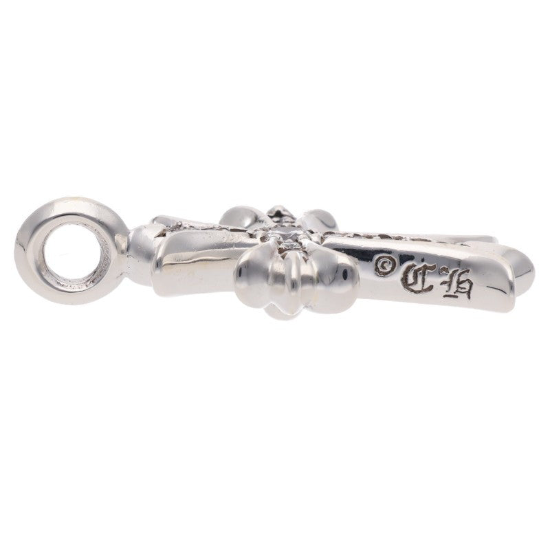 Chrome Hearts Tiny Fat Cross PAVE Diamond Pendant