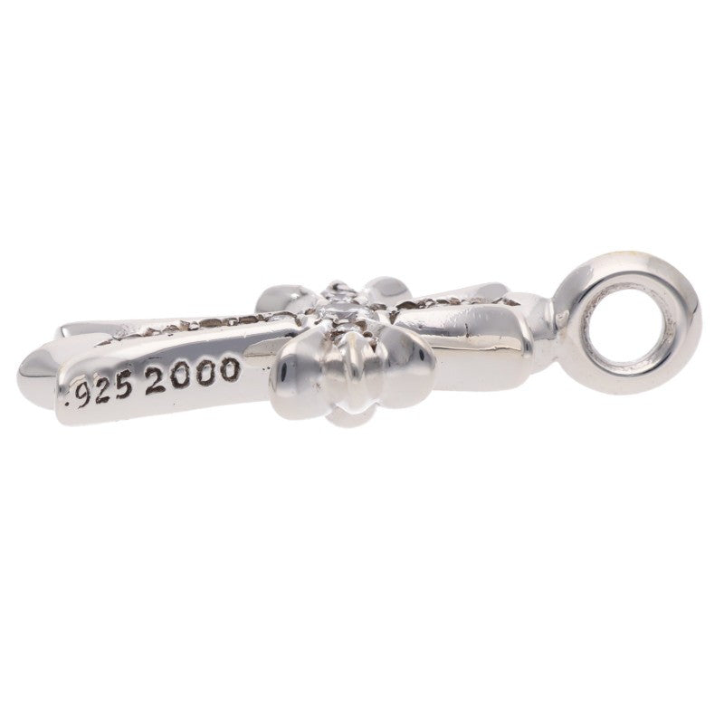 Chrome Hearts Tiny Fat Cross PAVE Diamond Pendant