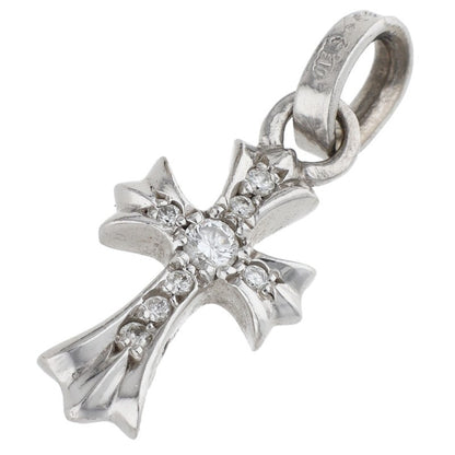 Chrome Hearts 18K WG Pave Diamond Baby Fat Charm