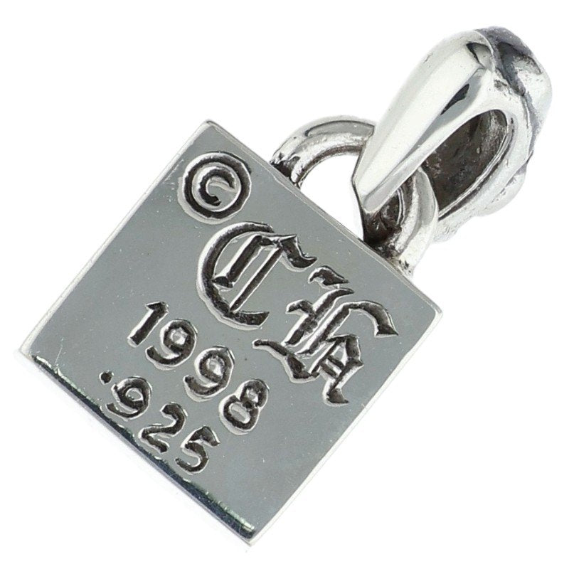 Chrome Hearts Framed Crow 925 Silver Necklace Charm