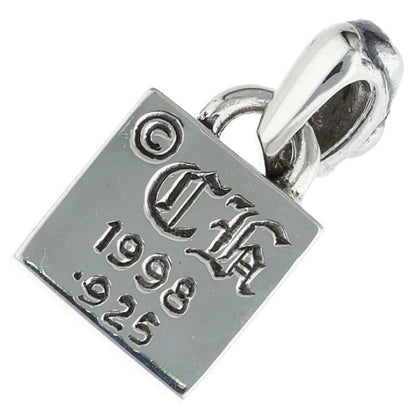 Chrome Hearts Framed Crow 925 Silver Necklace Charm