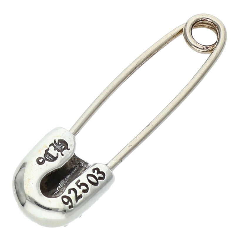 Chrome Hearts Small Safety Pin 1 Diamond Necklace