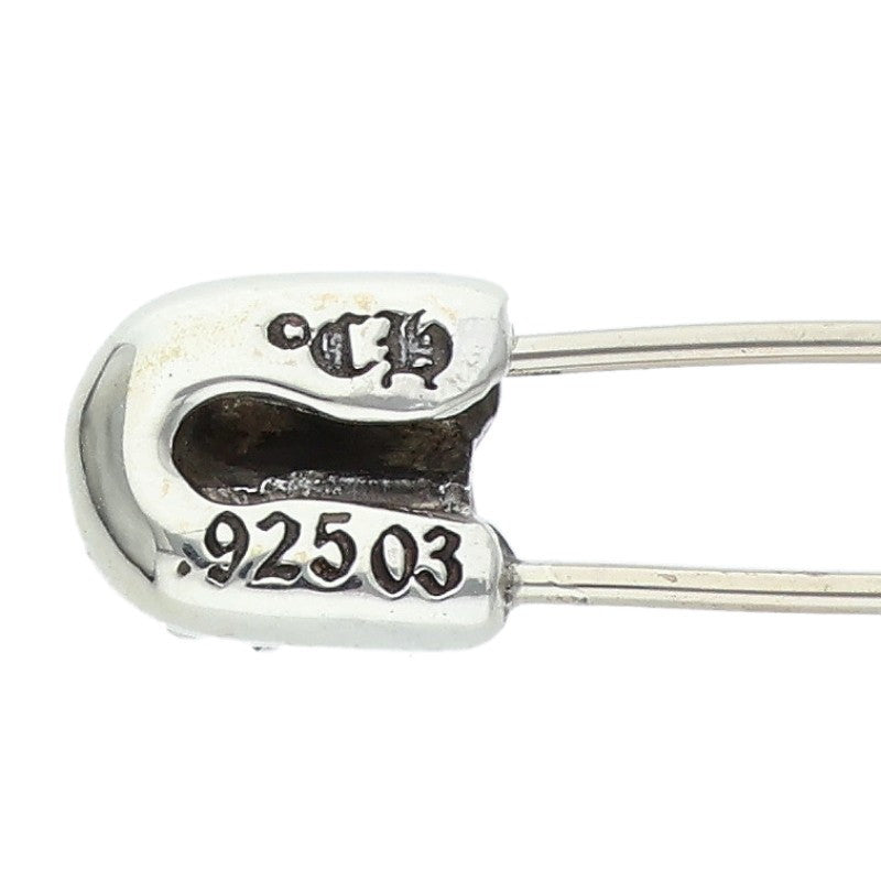 Chrome Hearts Small Safety Pin 1 Diamond Necklace
