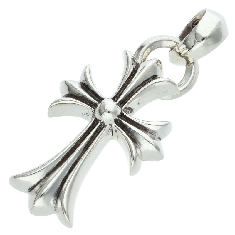 Chrome Hearts Small CH Cross W Bale Silver Pendant