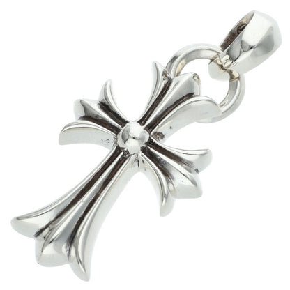 Chrome Hearts Small CH Cross W Bale Silver Pendant