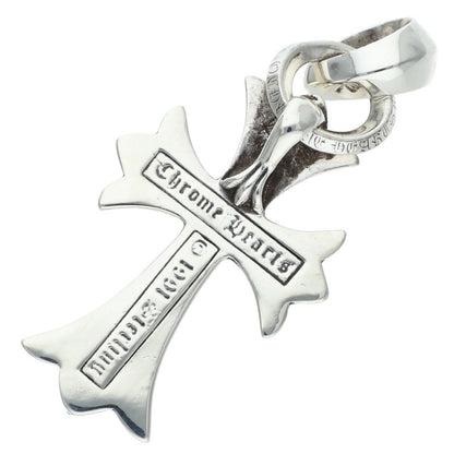 Chrome Hearts Small CH Cross W Bale Silver Pendant