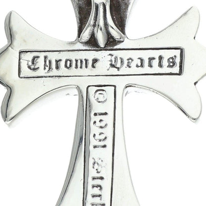 Chrome Hearts Small CH Cross W Bale Silver Pendant