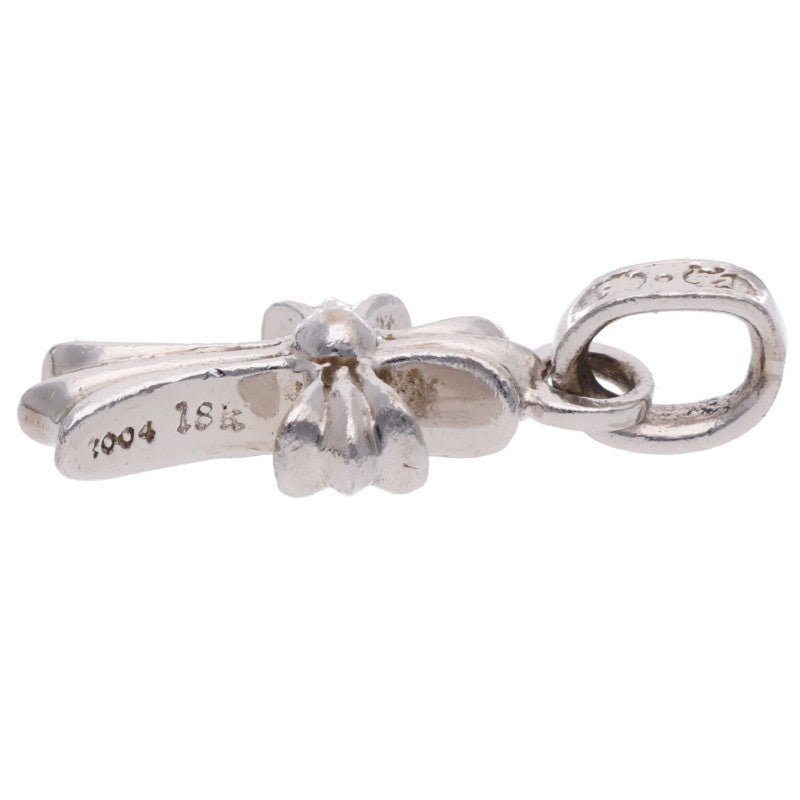 Chrome Hearts 18KWG Baby Fat Pave Pink Sapphire Pendant